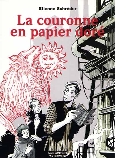 La couronne en papier doré