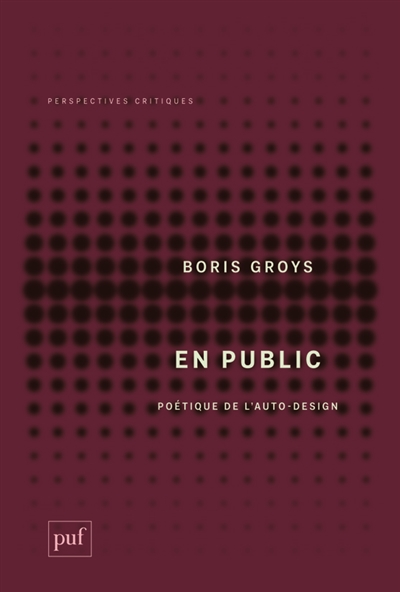 En public : poétique de l’auto-design
