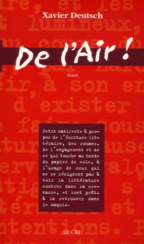 De l’air!
