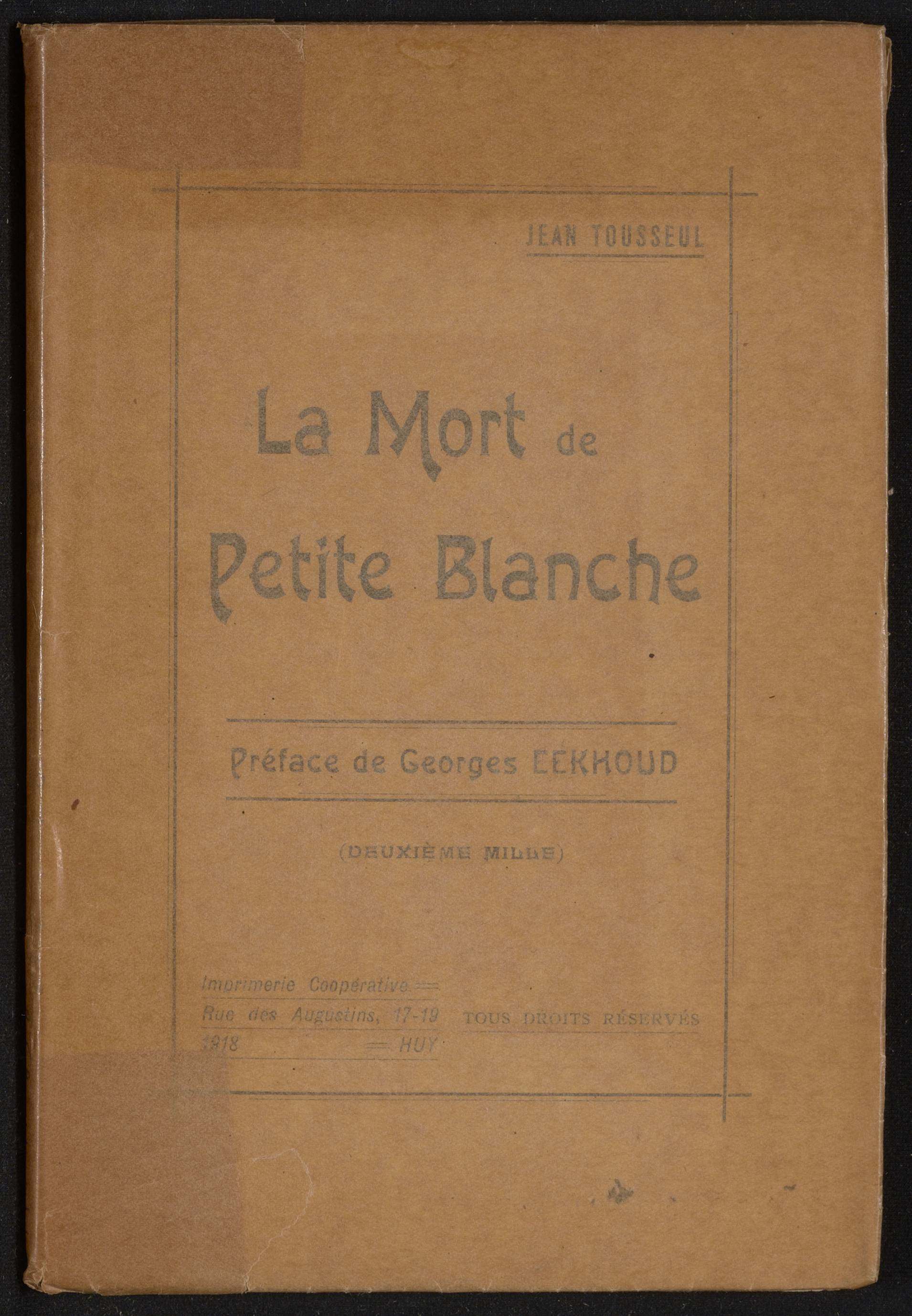 La Mort de Petite Blanche