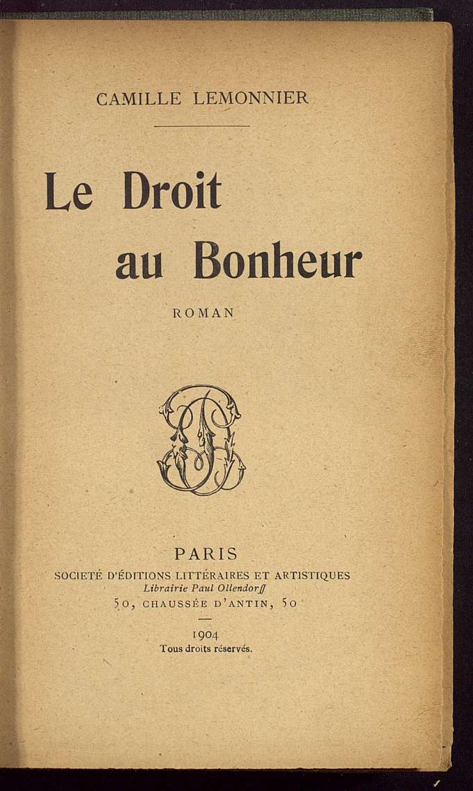Le droit au bonheur