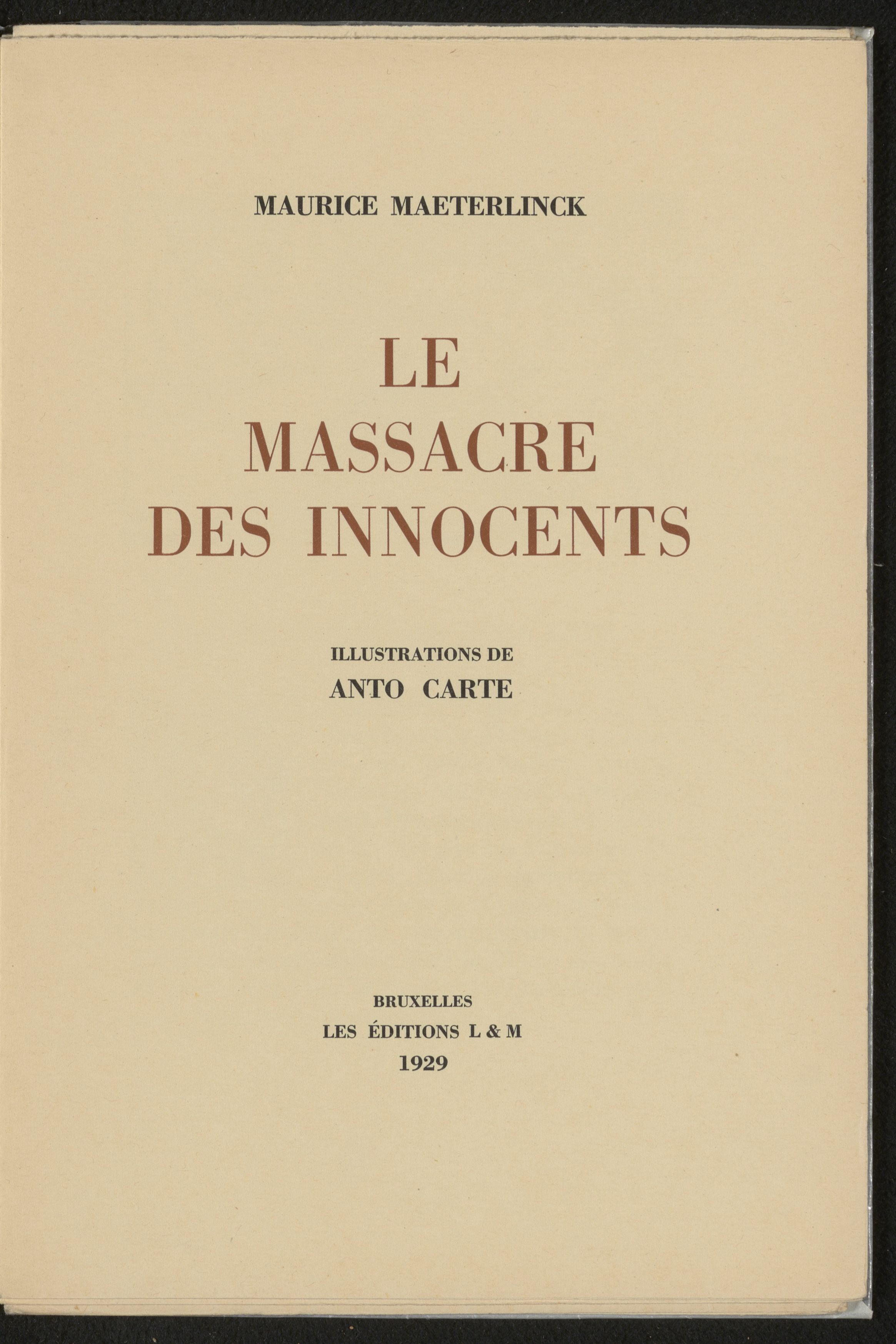 Le massacre des innocents