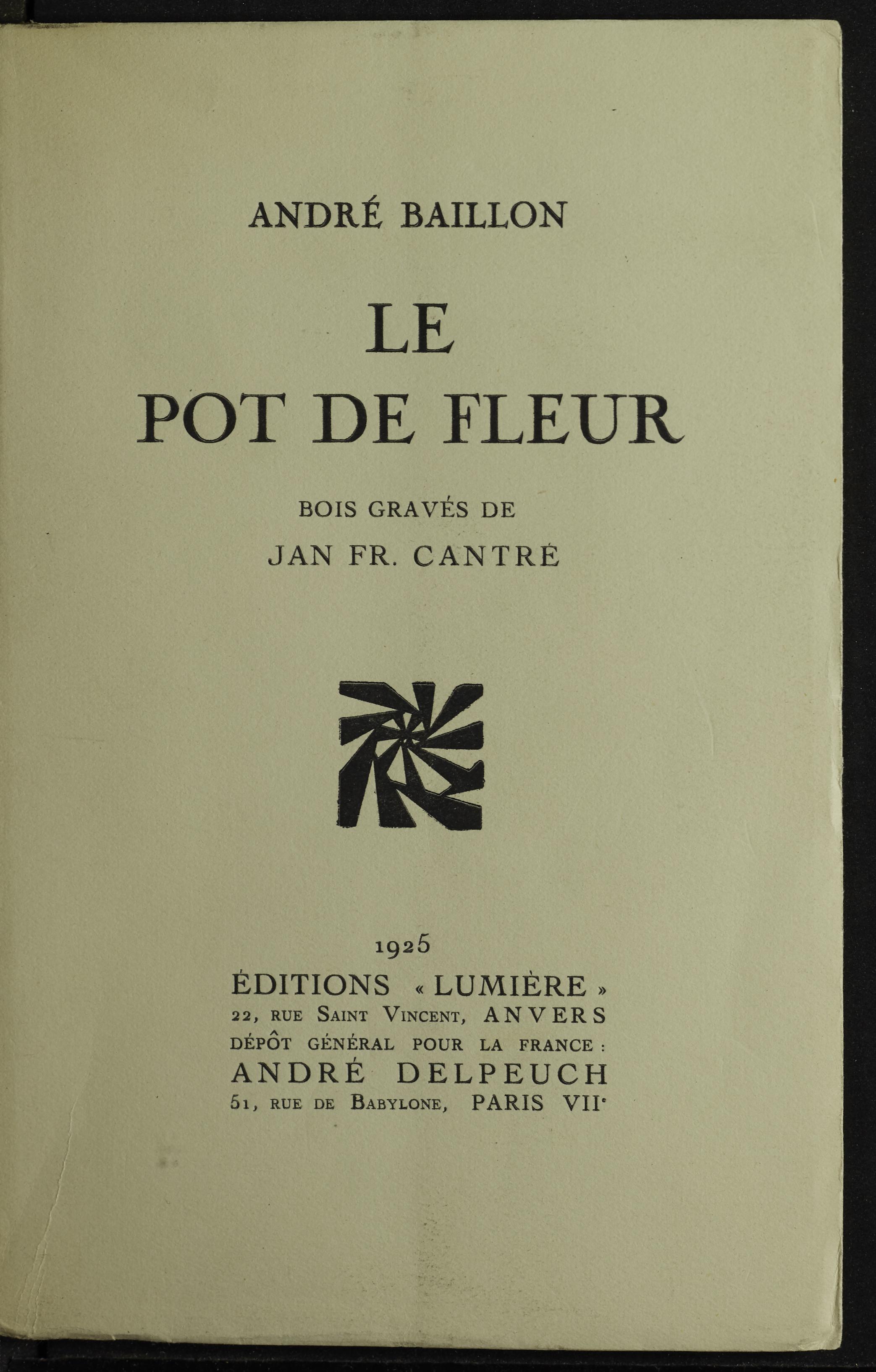 Le pot de fleur