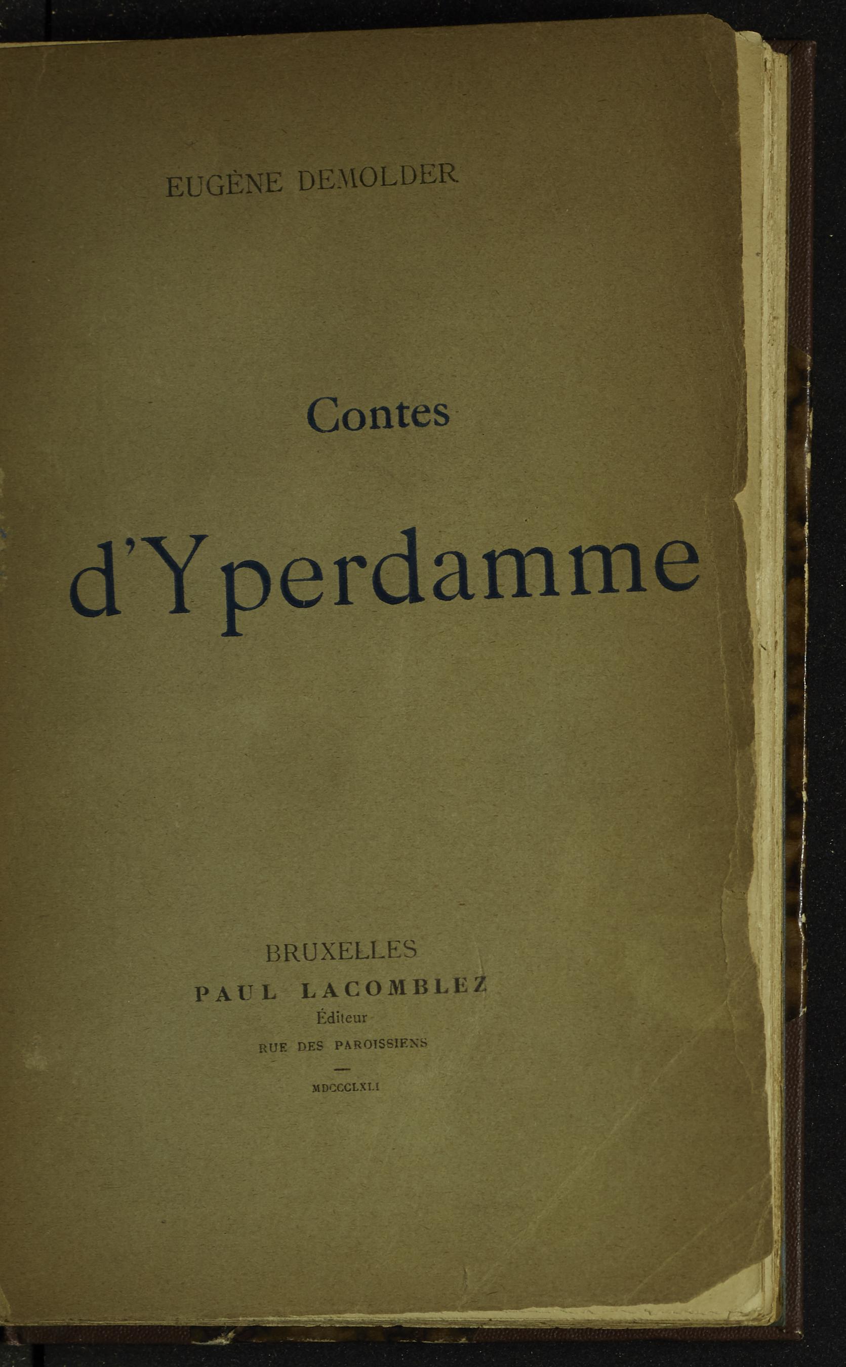 Contes d'Yperdamme